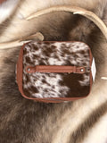 Cowhide Cosmetic Bath Bag