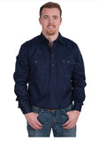 Just Country Men's - Cameron - 1/2 Button - Navy