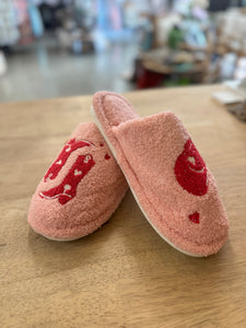 Pink Cowgirl Slippers