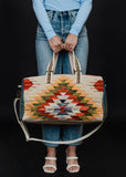 Panache Tan & Multicolored Aztec Duffel Bag - Nevada