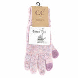 Soft Ribbed Knit Glove G2074P: Lemonade Multi