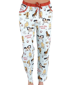 Chase Your Dreams Women's Regular Fit Horse PJ Pant