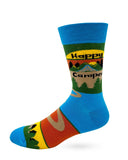 Happy Camper Men's Novelty Crew Socks