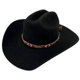 Horsehair Beaded Hat Band - Red Roan