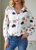 Cowboy Hat Print Shirt: White