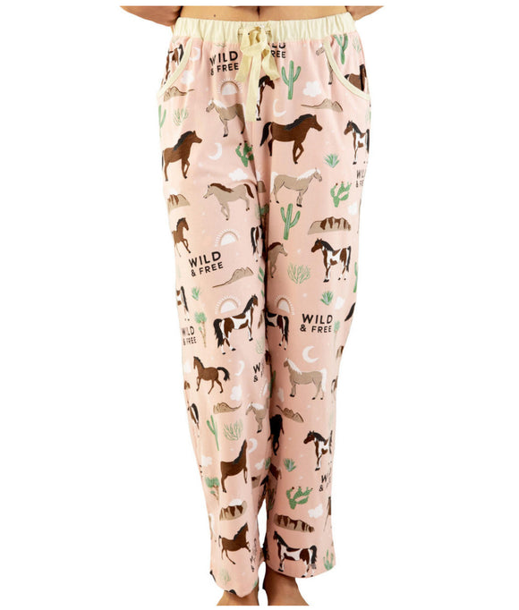 Wild & Free Women's Regular Fit Horse PJ Pant