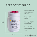 Live Laugh Love Illumination Warmer