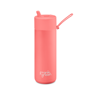 Frank Green Limited Edition Ceramic Reusable Bottle - 20oz / 595ml - Sweet Peach