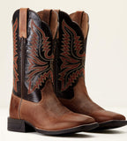 Ariat Mens Brush Creek Cowboy Boot - MESA TAN|THUNDER BROWN