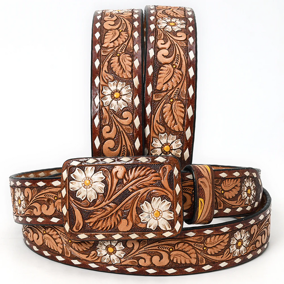 ADBLF184 Genuine American Leather Belt Men and Women