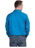 Just Country Men's - Cameron - 1/2 Button - Blue Jewel