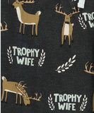 Trophy Wife Women's Regular Fit Deer PJ Pant