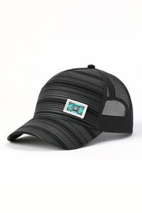 Cinch WOMEN'S PRINTED STRIPE CAP - BLACK