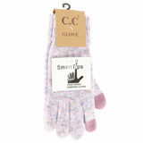 Soft Ribbed Knit Glove G2074P: Lemonade Multi