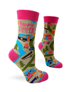 Happy Camper Women's Crew Socks