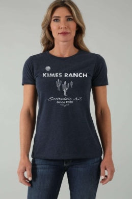 Kimes Ranch Ladies Welcome Tee - Navy