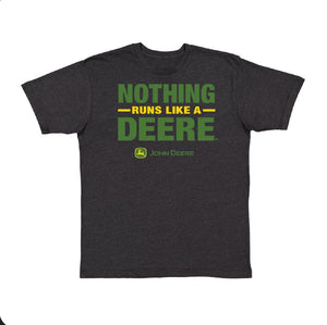 John Deere NOTHING RUNS LIKE A DEERE TEE / Grey