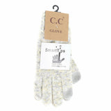 Soft Ribbed Knit Glove G2074P: Iris Multi