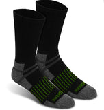 JD BLACK/GREY CREW WORK SOCKS - 3 PACK