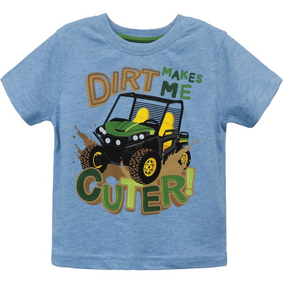 John Deere DIRT MAKES ME CUTER TEE (BLUE) TODDLER