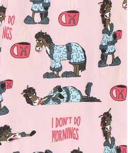 Don't Do Mornings Horse Women's Regular Fit PJ Pant