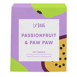 Limited edition Wooden wick Candle - Passionfruit & Paw Paw