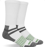 JD CREW WORK SOCKS: ASSORTED COLOURS 5 PACK (2 BLACK, 2 GREY & 1 WHITE)