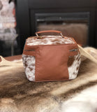 Cowhide Cosmetic Bath Bag