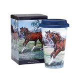 Beauty of Horses Cantering Spirit Travel Mug