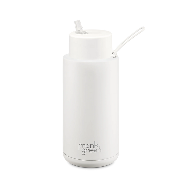 Frank Green Ceramic Reusable Bottle - 34oz Cloud