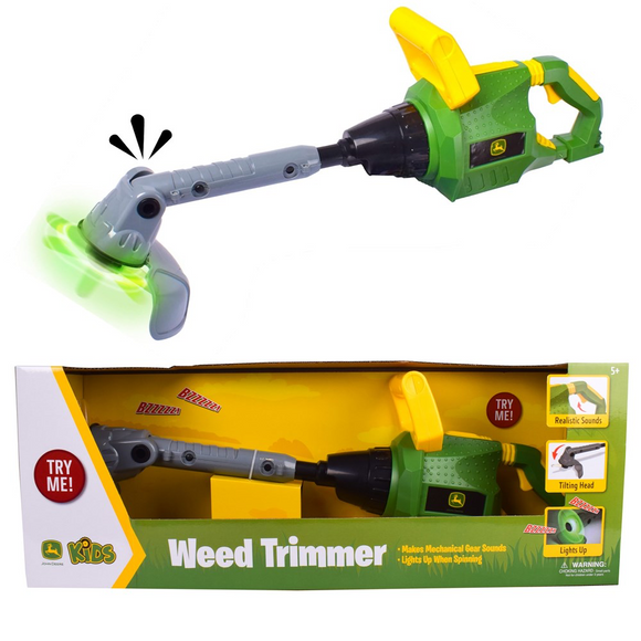 JOHN DEERE LIGHT UP WEED TRIMMER WITH SOUNDS