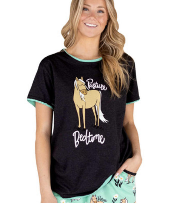 Pasture Bedtime Horse Women's Regular Fit Tee