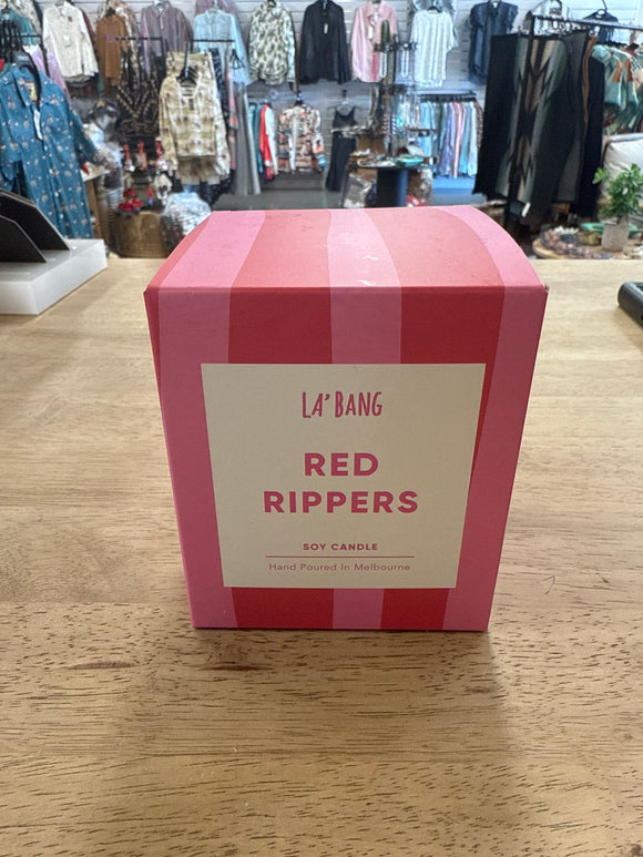 La Bang Red Ripper Candle