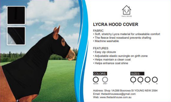 Tack House Lycra Horse Hood