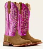 Ariat Frontier Calamity Jane Western Boot - DIJON ROUGHOUT|ELECTRIC RASPBERRY