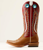 Ariat Futurity Fort Worth Western Boot - DULCE DE LECHE|BOLERO RED