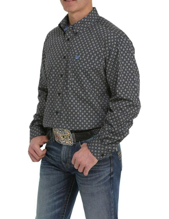 Cinch Mens Geo Print Button Shirt MTW1104941