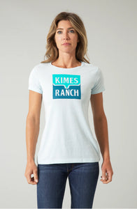 Kimes Ladies Explicit Warning Tee - Ice Blue