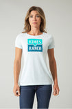 Kimes Ladies Explicit Warning Tee - Ice Blue