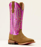 Ariat Frontier Calamity Jane Western Boot - DIJON ROUGHOUT|ELECTRIC RASPBERRY