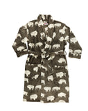 Bison Men's Bathrobe / Dressing Gown