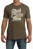 MEN'S CINCH JEANS RODEO BRAND - BROWN