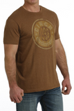 MEN'S CINCH ALL AMERICAN BRAND TEE - BROWN