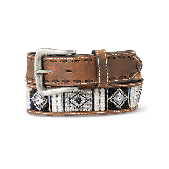 Ariat Men's Diamond Inlay Chocolate Back Lace Belt
A1041502