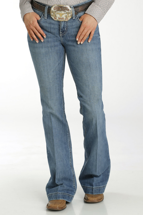 Cinch WOMEN'S SLIM FIT LYNDEN - MEDIUM STONEWASH