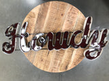 Texas A&M Recycled Metal Wall Décor Illuminated - Howdy