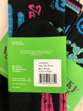 Lucky Chuck - TAKE THE RISK BLACK PERFORMANCE SOCKS