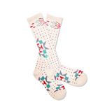 Lucky Chuck - FRINGE TRINITY CREAM PERFORMANCE SOCKS