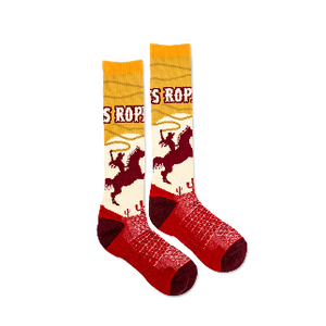 Lucky Chuck - Let’s Rope Performace Socks – The Tack House