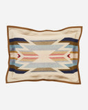 Pendleton JACQUARD PILLOW SHAM SUEDE WYETH TRAIL WHEAT